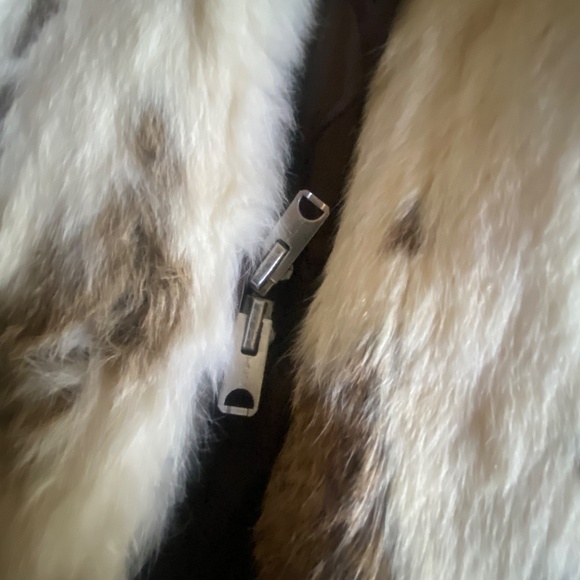 Genuine rabbit fur coat - women’s S/XS (estimated) - vintage - Picture 4 of 9